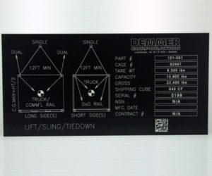 Laser Marking for IUID Plates and Labels