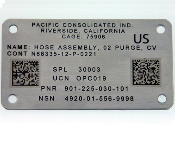 IUID Plates & Labels | IUID Marking, Verification & Registration Services