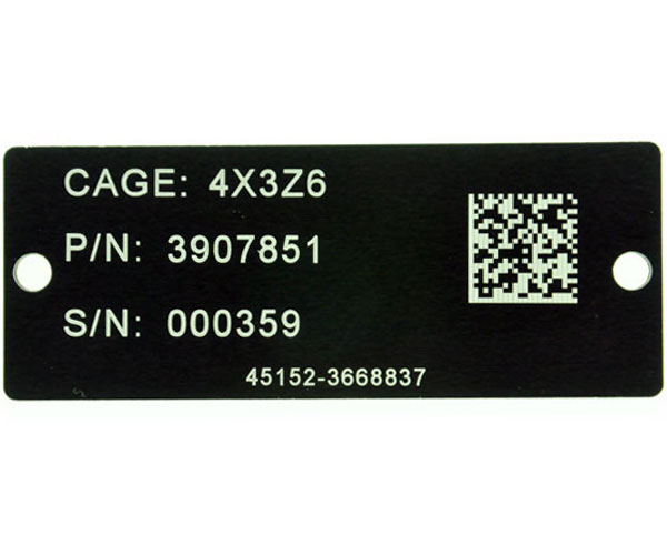 IUID Plates & Labels | IUID Marking, Verification & Registration Services