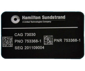 Stainless Steel IUID Plates and Labels