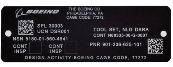IUID Plates & Labels | IUID Marking, Verification & Registration Services