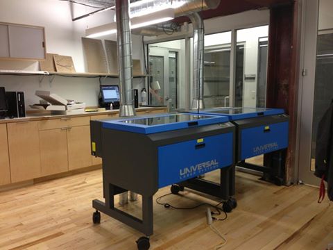 New laser setup for Drexel University’s Westphal CoMAD students and faculty. 2 X VLS660 Universal Lasers